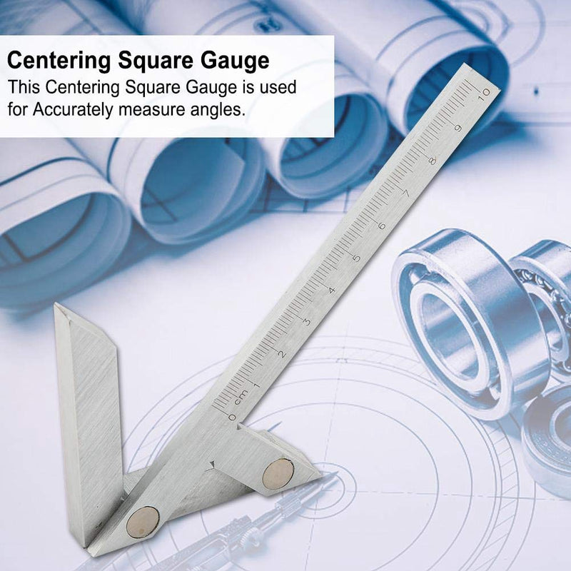 [Australia - AusPower] - Yosoo Health Gear 10070mm Center Finder Line Gauge Woodworking,Center Finder Tool, Centering Square Gauge Tool 