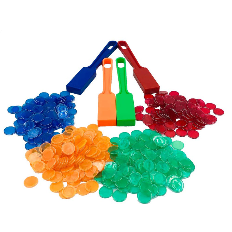 [Australia - AusPower] - Yuanhe Bingo Magnetic Wand with 100 Chips - 4 Sets in Color Red, Green, Yellow and Blue Per Order 