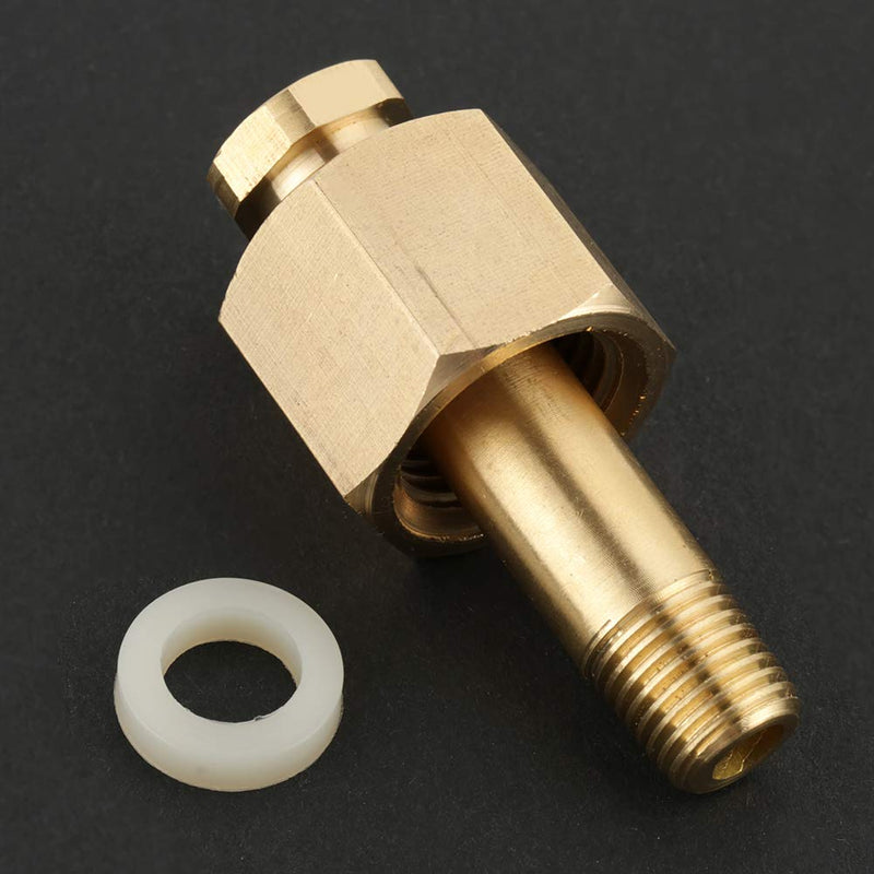 [Australia - AusPower] - CGA 320 Regulator Inlet Nut & Nipple with Washer 