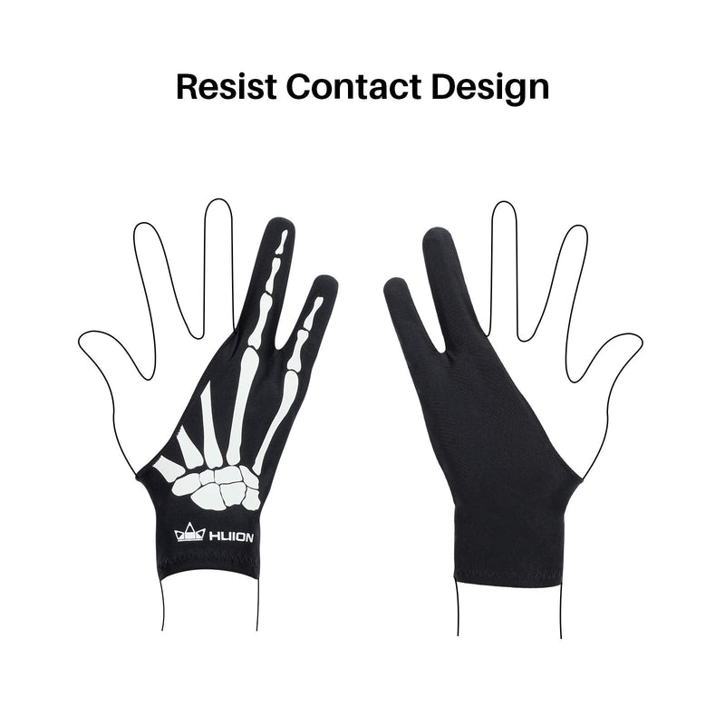 [Australia - AusPower] - HUION Skeleton Artist Glove for Drawing Tablets 