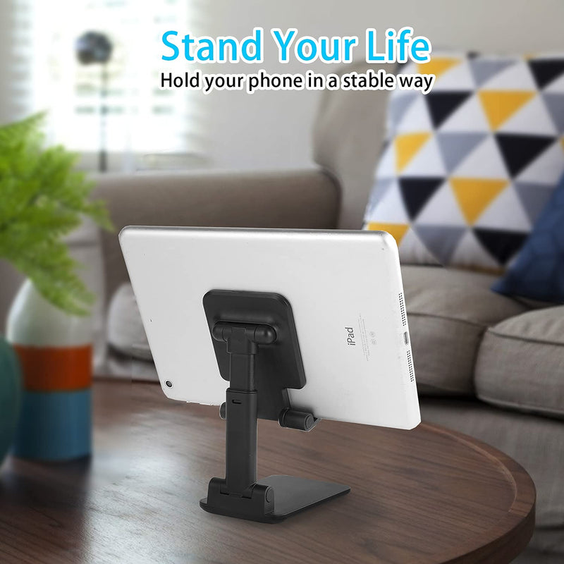 [Australia - AusPower] - Foldable Cell Phone Stand Holder.Cell Phone Holder for Desk.Phone Dock.Holder.Cradle.Stand for Office Desk.Mobile Phone Holder.Phone Stand for Desk.Cell Phone Stand.Cell Phone Holder for Desk 