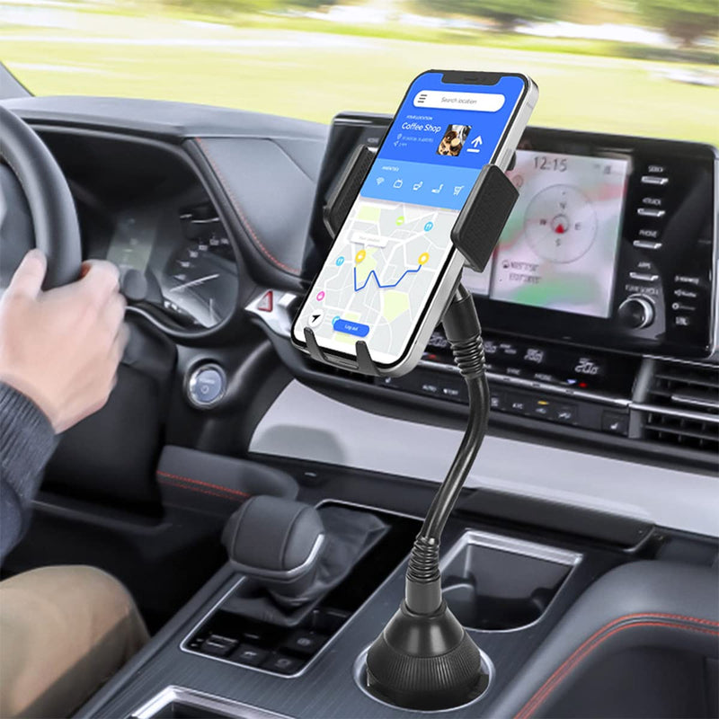 [Australia - AusPower] - Cup Holder Phone Mount for Car, Upgraded Rotatable Phone Holder, Compatible with iPhone11/11pro/pro max/12/12 pro, Samsung Galaxy, Car Accessories 