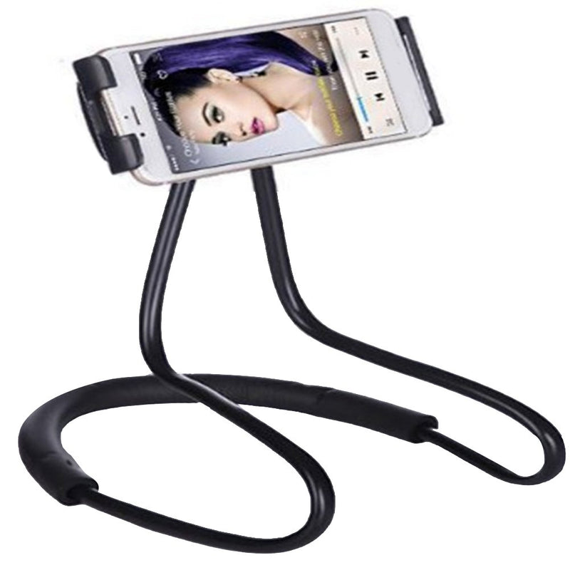 [Australia - AusPower] - Cell Phone Holder,Bhbuy Lazy Hanging on Neck Mobile Phone Stand,Flexible DIY Hand Free 360° Rotation Mounts with Multiple Function for Mobile 3.5-6.3 inch Random Color 