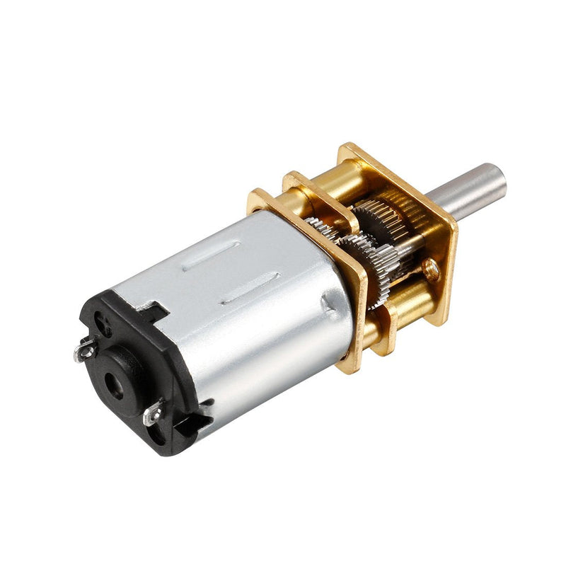 [Australia - AusPower] - uxcell Micro Speed Reduction Motor DC 3V 25RPM with Full Metal Gearbox 0.15A Electric Gear Box Motor with 2 Terminals for DIY RC 