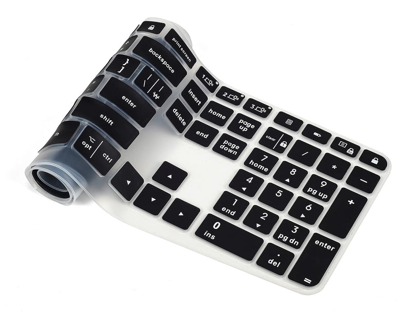 [Australia - AusPower] - CaseBuy Keyboard Cover Compatible with Logitech Ergo K860 Wireless Ergonomic Keyboard, Logitech K860 Accessories, K860 Keyboard Protector Skin,Black Black 