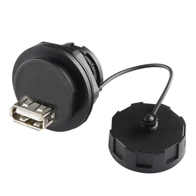 [Australia - AusPower] - USB A Type IP68 Rated Weatherproof Connector - Panel Mount 