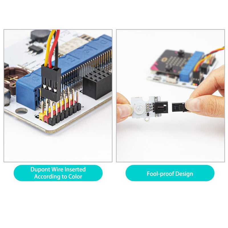 [Australia - AusPower] - ELECFREAKS microbit Smart Agriculture Kit Micro:bit Sensor Starter Kit Octopus Series Sensor, DIY Programming STEM kit with Basic Coding Electronics Modules and Wiki Tutorial(Without Micro:bit) 