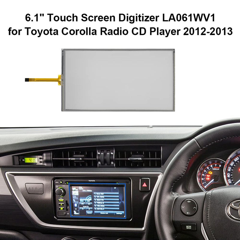 [Australia - AusPower] - BENET 6.1'' Touch Screen Digitizer Compatible for Toyota 4Runner Tacoma Highlander Tundra Radio CD 