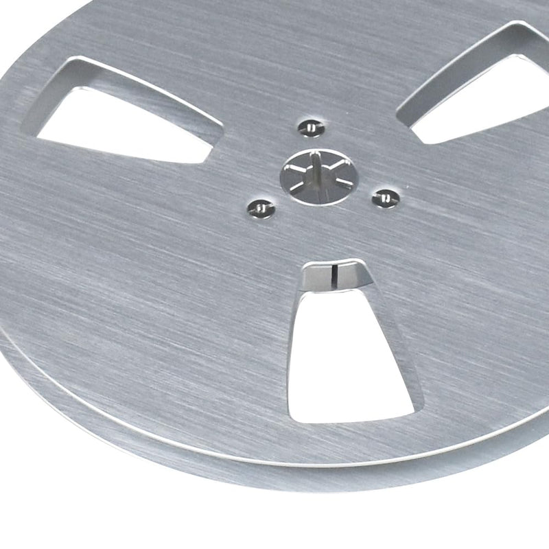 [Australia - AusPower] - 1/4 7 Inch Empty Tape Reelï¼Œ Aluminum Alloy Universal Open Reel Sound Tape Empty Reel for Reel to Reel for TEAC/ReVox Studer (Sliver) 