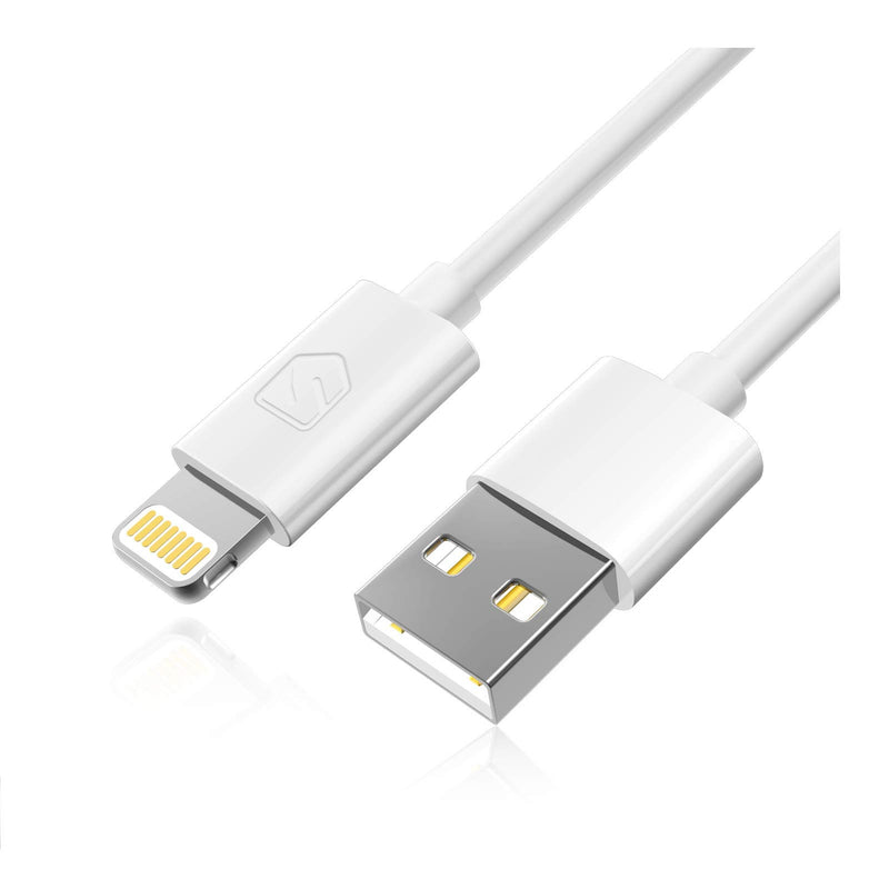 [Australia - AusPower] - iPhone Charger, 4Pack 6FT Lightning to USB Charging Cable Cord Compatible with iPhone 13 12 11 Pro 11 XS MAX XR X 8 8Plus 7 7Plus 6 6Plus 6S 6SPlus 5 5S SE (S-06WH) White 