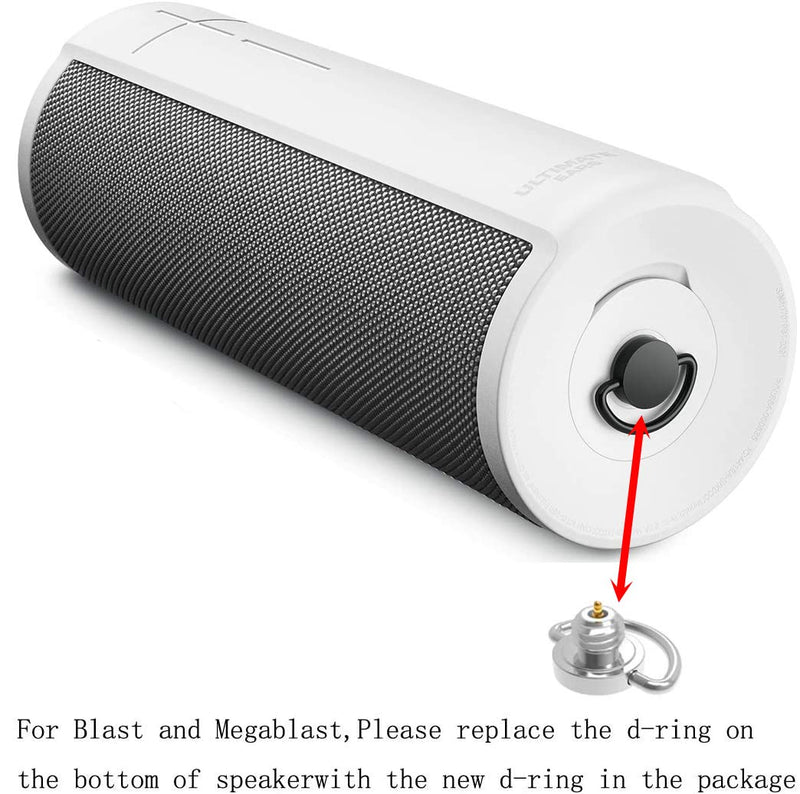 [Australia - AusPower] - Soarking Power Up Charging Dock Compatible with Ultimate Ears UE Boom 3/Megaboom 3/Blast/Megablast(Wall Charger and 5 Feet Cable Included) White 