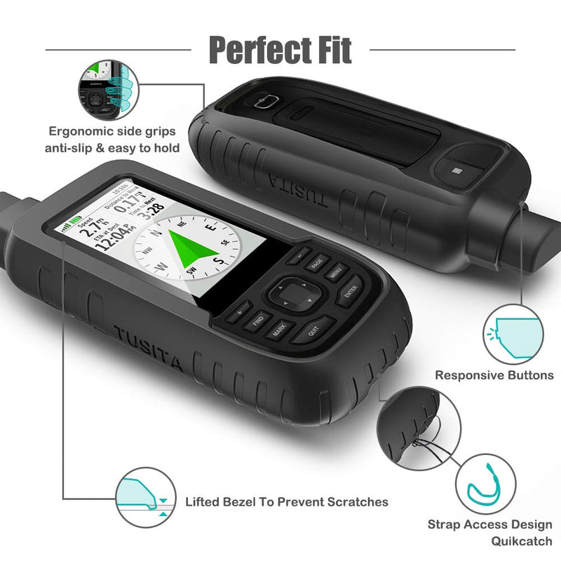 [Australia - AusPower] - TUSITA Case Compatible with Garmin GPSMAP 66s 66st 66sr - Silicone Protective Cover - Handheld GPS Accessories 