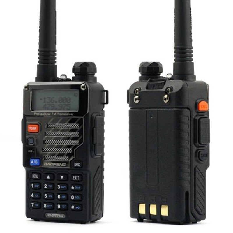 [Australia - AusPower] - BAOFENG UV-5RE Dual Band Amateur Handheld Two Way Radio UHF/VHF 136-174/400-480Mhz 128 Channels Upgrade Enhanced Version FM Ham walkie talkie Transceiver with Earpiece 