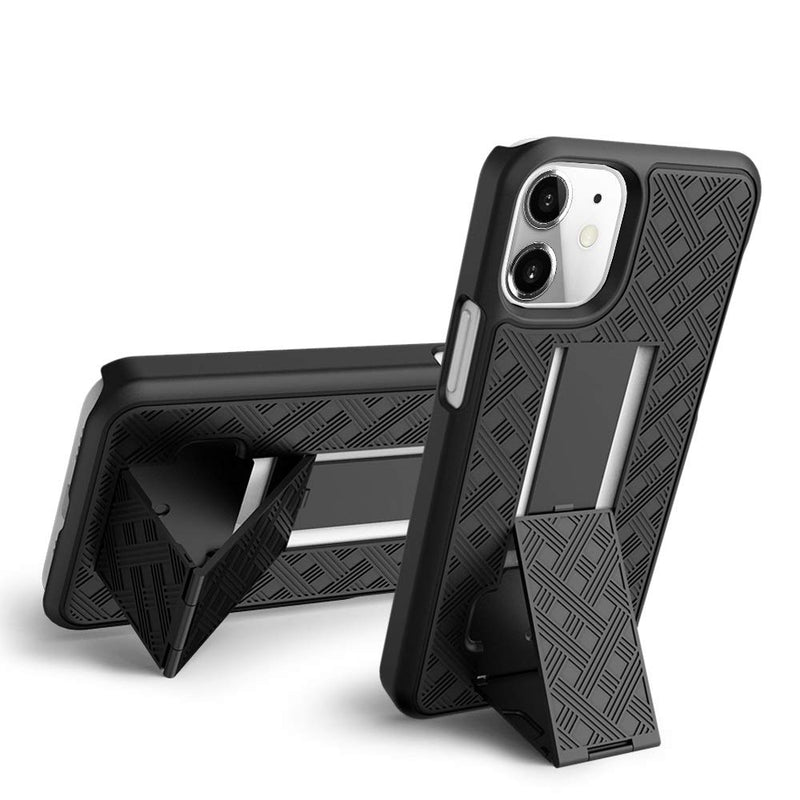 [Australia - AusPower] - igooke iPhone 12 Pro Wristband/Sports Armband, Hybrid Hard case Cover Built in Kickstand with Wristband Combo,Running Case for Sports Jogging Exercise Fitness (iPhone 12 Pro/iPhone 12) iPhone 12 Pro/iPhone 12 