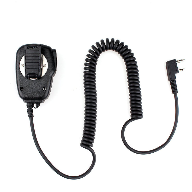 [Australia - AusPower] - Retevis H-777 Walkie Talkies Mic 2 Pin Shoulder Speaker Mic for Retevis RT22 RT21 RT19 H-777S RT15 RT68 RT27 RT21V RB26 RT18 RT1 RT28 RT-5R RT85 RT76 Arcshell AR-5 UV-5R BF-888S 2 Way Radios (1 Pack) 