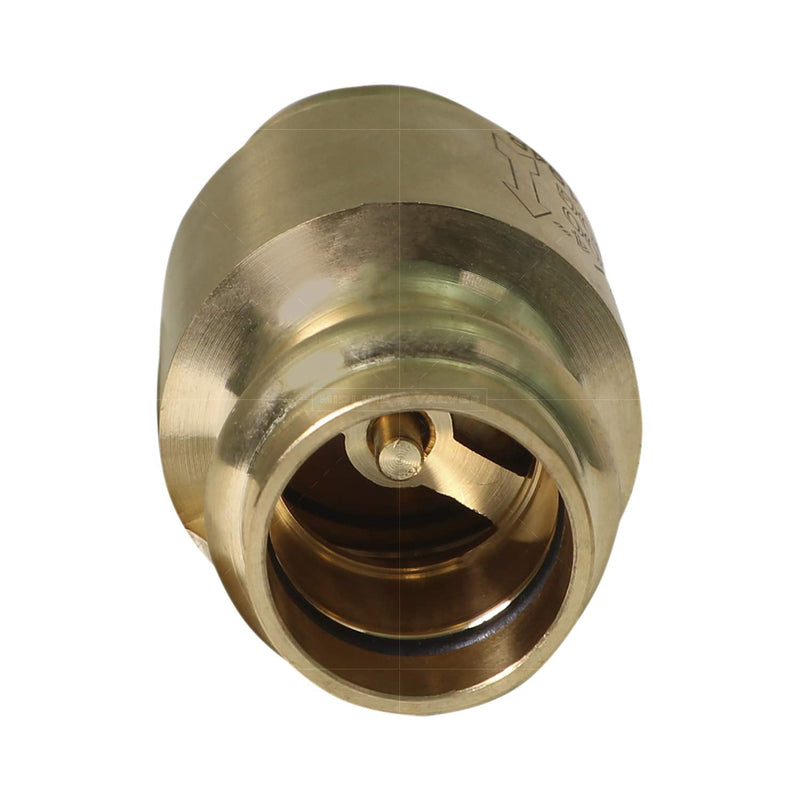 [Australia - AusPower] - Midline Valve 372S256 Inline Spring Loaded Check Valve, Backflow Prevention Lead Free, 3/4 in. Press Connections, Cast Brass Single Pack 3/4 in. 