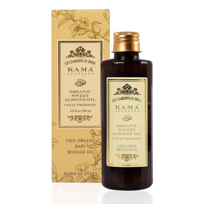 [Australia - AusPower] - Kama Ayurveda Organic Sweet Almond Oil, 200ml 