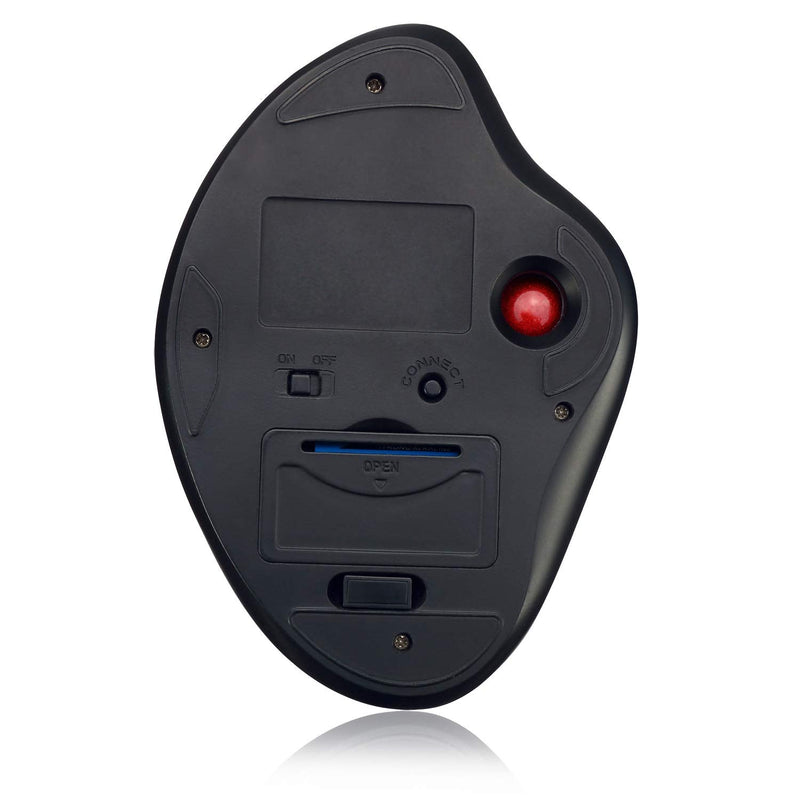 [Australia - AusPower] - Adesso iMouse T30 Wireless Ergonomic Thumb Trackball Mouse with Nano USB Receiver, Programmable 7 Button Design, and 5 Level DPI Switch 