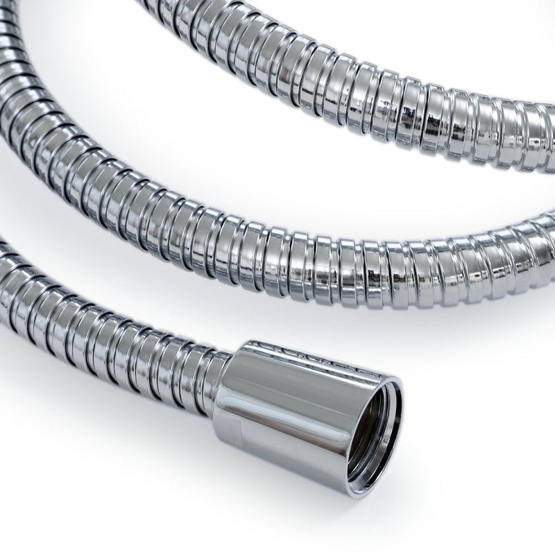 [Australia - AusPower] - 60-inch Shower Hose Replacement, 304 Stainless Steel Hand Held Shower Hose Chrome With Brass Fitting (60-inch, Chrome) 60 Inch 