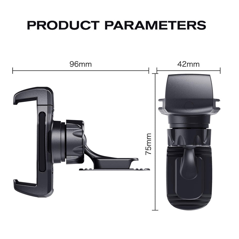 [Australia - AusPower] - Car Phone Holder, Brlvget Phone Car Mount with Stick On Base Cell Phone Car Mount Sticky Adhesive Mount Holder for 4 inches to 6.5 inches Smartphones 