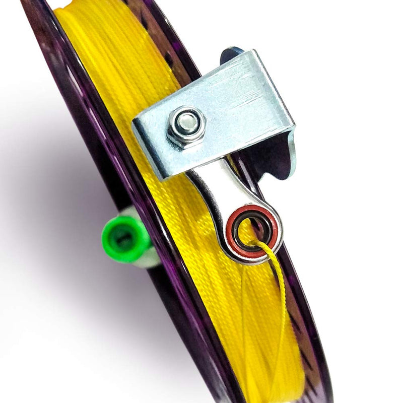[Australia - AusPower] - HENGDA KITE Professional Outdoor Kite Line Winder Winding Reel Grip Wheel with Flying Line String Flying Tools with Lock-Purple 