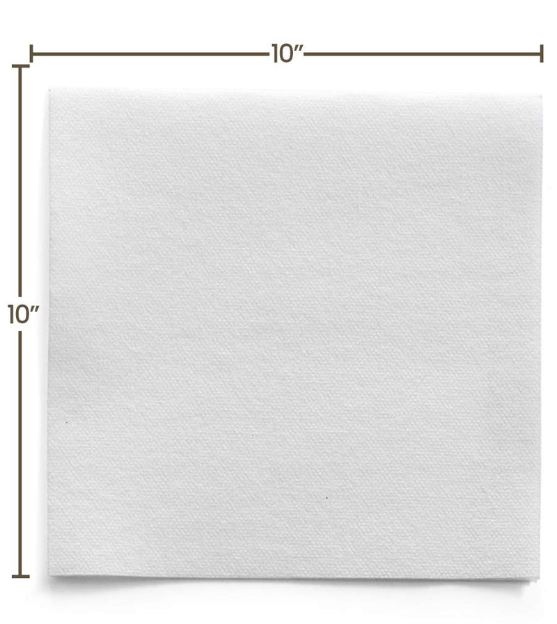 [Australia - AusPower] - 200 Linen-Feel Dessert And Beverage Napkins - Disposable Cloth-Like Cocktail Paper Napkins - Soft and Absorbent For Bar, Restaurant, Café, Wedding, Parties (200-Pack) 