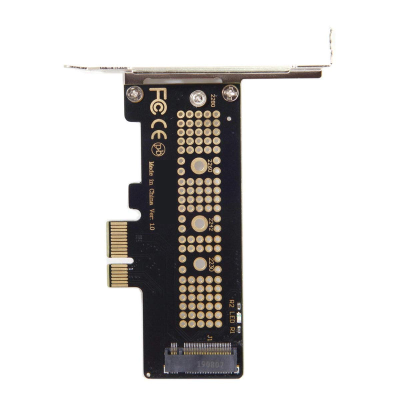 [Australia - AusPower] - Xiwai Low Profile PCI-E 3.0 x1 Lane to M.2 NGFF M-Key SSD Nvme AHCI PCI Express Adapter Card 