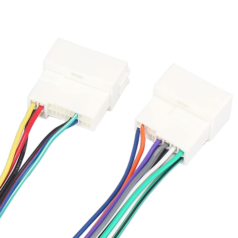 [Australia - AusPower] - X AUTOHAUX 70-7304 Car Stereo CD Player Wiring Harness Set Wire Radio Adapter for Hyundai Elantra 2011-2018 