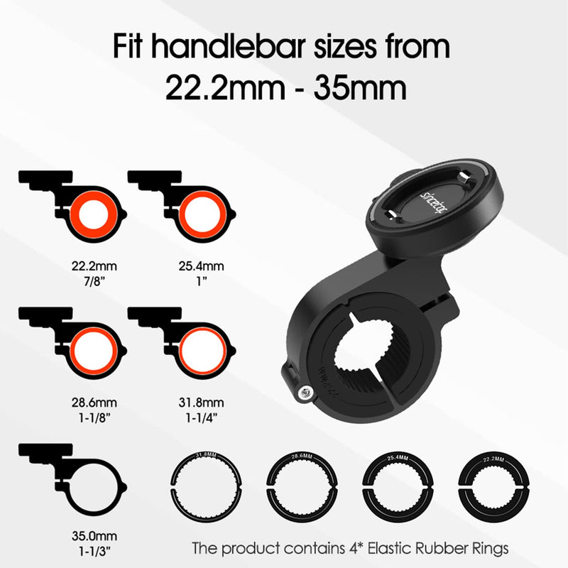 [Australia - AusPower] - Bike Phone Mount,Motorcycle Cellphone Holder with Universal Adapter,Bicycle Out Front Handlebar Mount for Mountain Bike,Scooter,Electric,MTB and Road Bike-Compatible with iPhone/Samsung/Google-Black 【1st Gen】Handlebar Mount-Black 