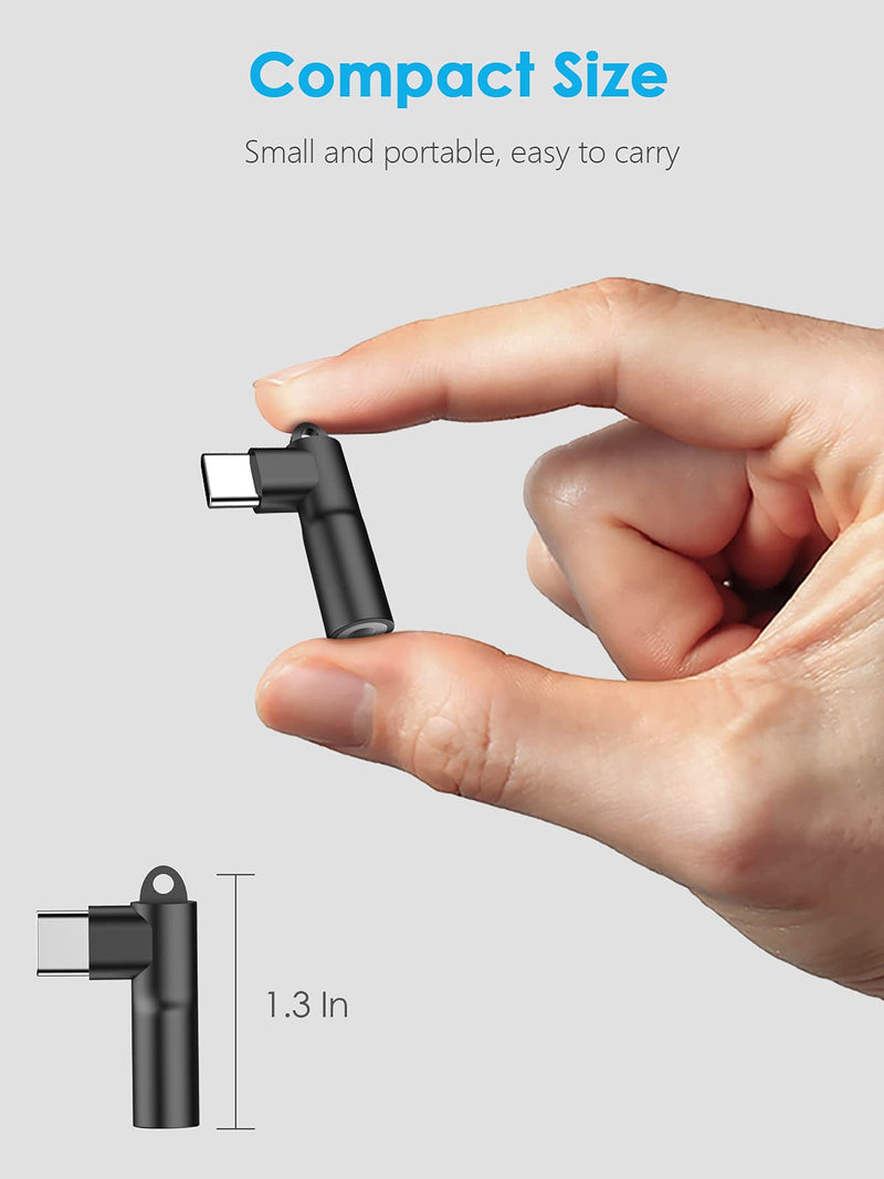 [Australia - AusPower] - Mangotek USB C to 3.5mm Audio Adapter, USB Type C to Aux 3.5mm Female Headphones Jack Adapter USBC Android Dongle Compatible with Samsung Galaxy S21 Ultra S20 Pixel Oneplus Google Note 20 iPad Pro Black 