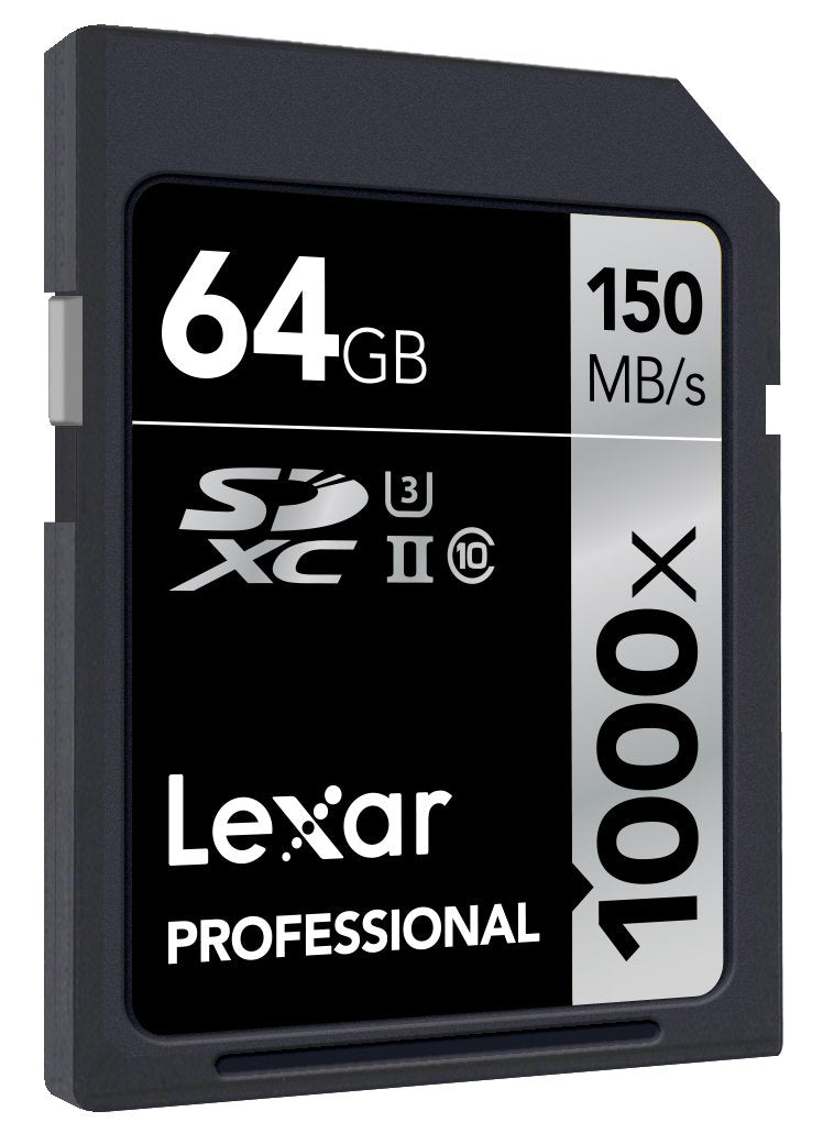 [Australia - AusPower] - Lexar Professional 1000x 64GB SDXC UHS-II Card 64 GB Single 