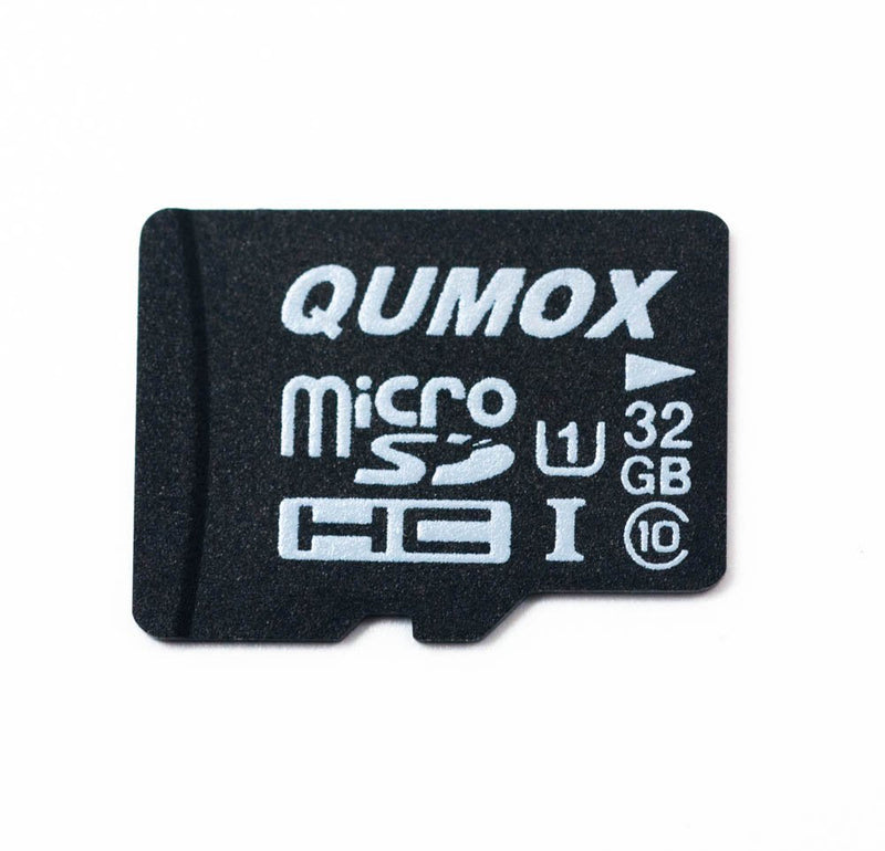 [Australia - AusPower] - QUMOX 2X 32GB Micro SD Memory Card Class 10 UHS-I 32 GB HighSpeed Write Speed 15MB/S Read Speed Upto 70MB/S 