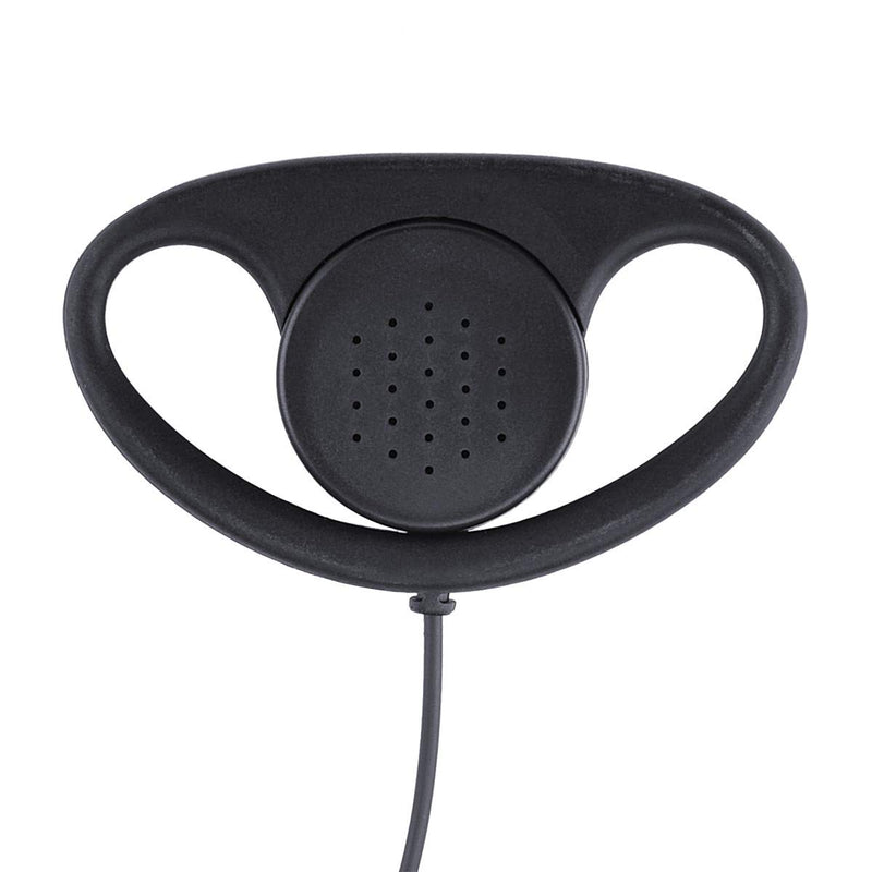 [Australia - AusPower] - JEUYOEDE RMM2050 D Shape Earpiece Headset with PTT Mic Compatible with Motorola Two Way Radio CLS1110 CLS1410 XU2600 CP110-2 Pin 