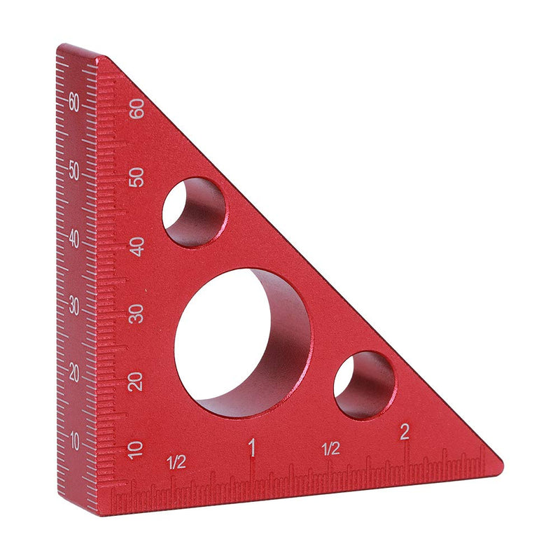 [Australia - AusPower] - Carpenter Ruler, Woodworking Tools Right Angle Ruler, Aluminum Alloy Woodworking Measuring Tool for Roofers Builders 
