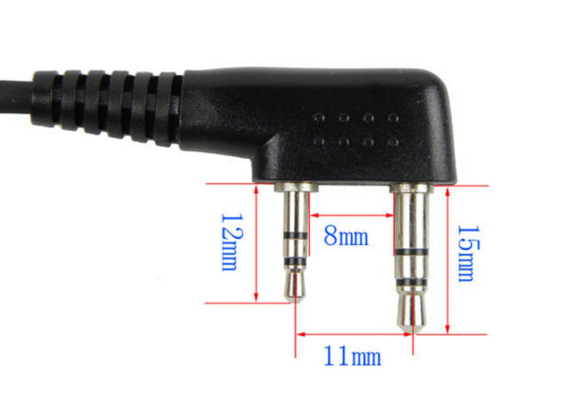 [Australia - AusPower] - FANVERIM Ham Radio with Antenna Shoulder Speaker Mic Compatible with Baofeng Radio BF-F8HP BF-F9 UV-82 UV-82HP UV-82C UV-5R UV-5R5+ UV-5RA UV-5RE Kenwood Puxing Wouxun Two-Way Radio 