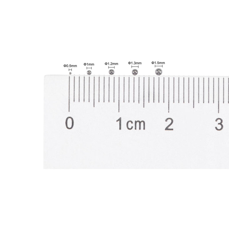 [Australia - AusPower] - uxcell 100pcs 0.5mm 440C Stainless Steel Bearing Balls G25 Precision 
