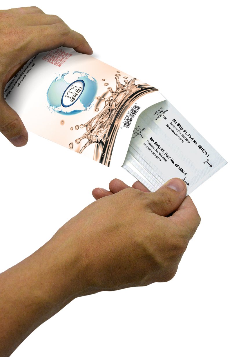 [Australia - AusPower] - Industrial Test Systems 481012 Sensafe Manganese Water Test Strip Kit 12 Tests 1 