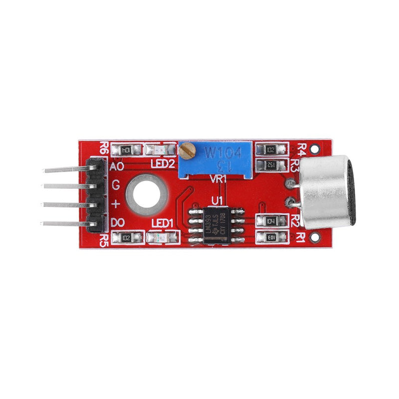 [Australia - AusPower] - DC 3.3V/5V Microphone Module,High Sensitivity Microphone Audio Amplifier Module Output 20dB Gain Low Noise 