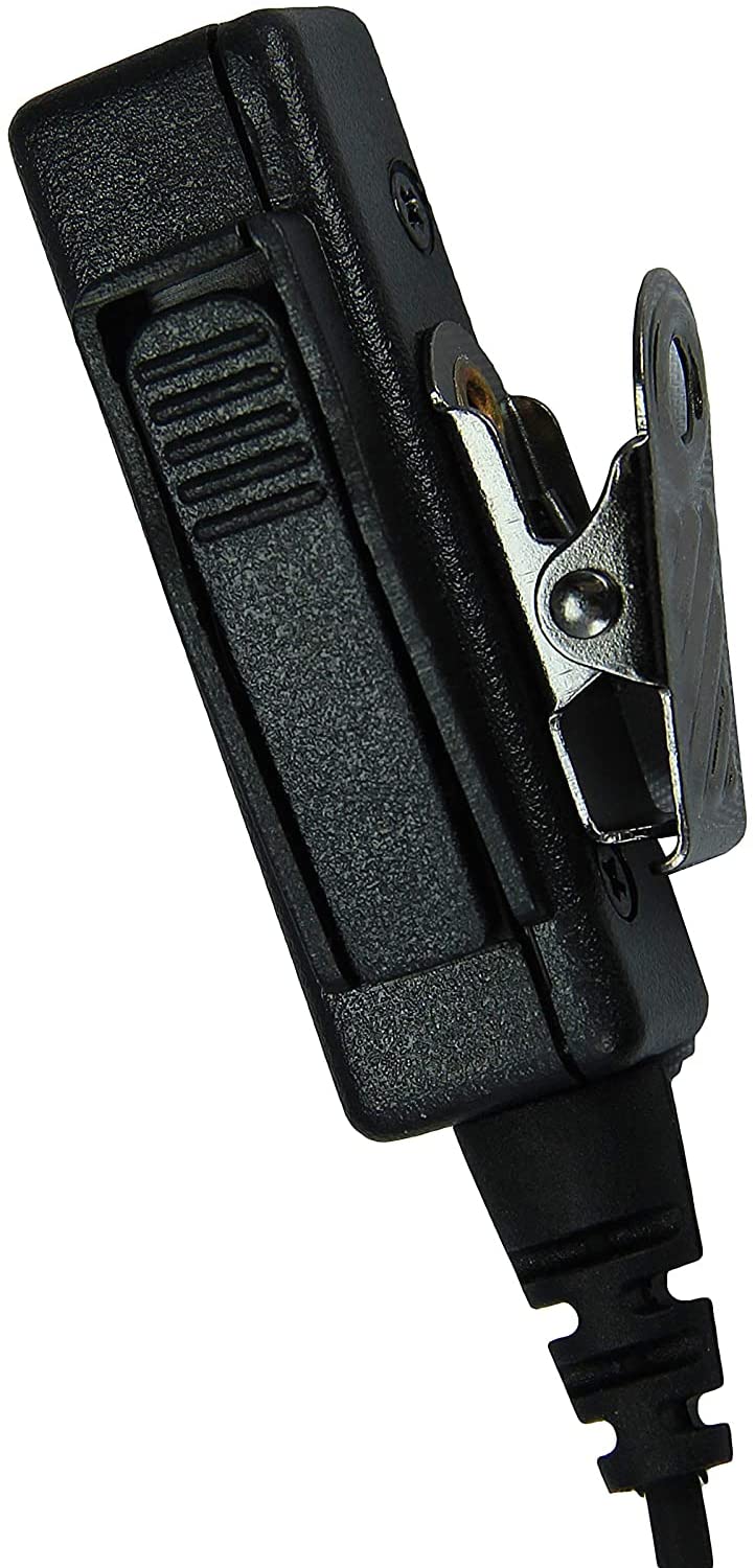 [Australia - AusPower] - MaximalPower Surveillance kit with Kevlar Enforcement in The Cable for 2 Way Radio Kenwood TK380, TK3160 Hand Free Earphone, 2 pin Plug, Black 