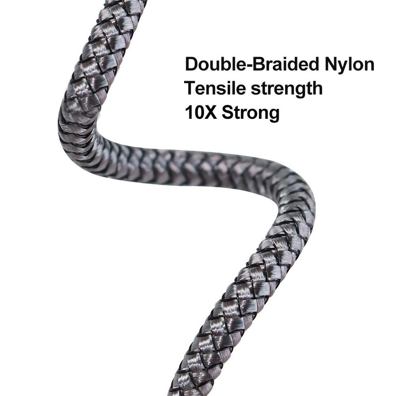 [Australia - AusPower] - 3FT 3Pack Phone Charger Cable Braided USB Charging Cord Compatible with iPhone 11 / Pro Max/X/Xs Max/Xr /8 Plus/ 7 Plus/ 6S Plus / 6 Plus/iPad Mini/Air Case… 3FT 