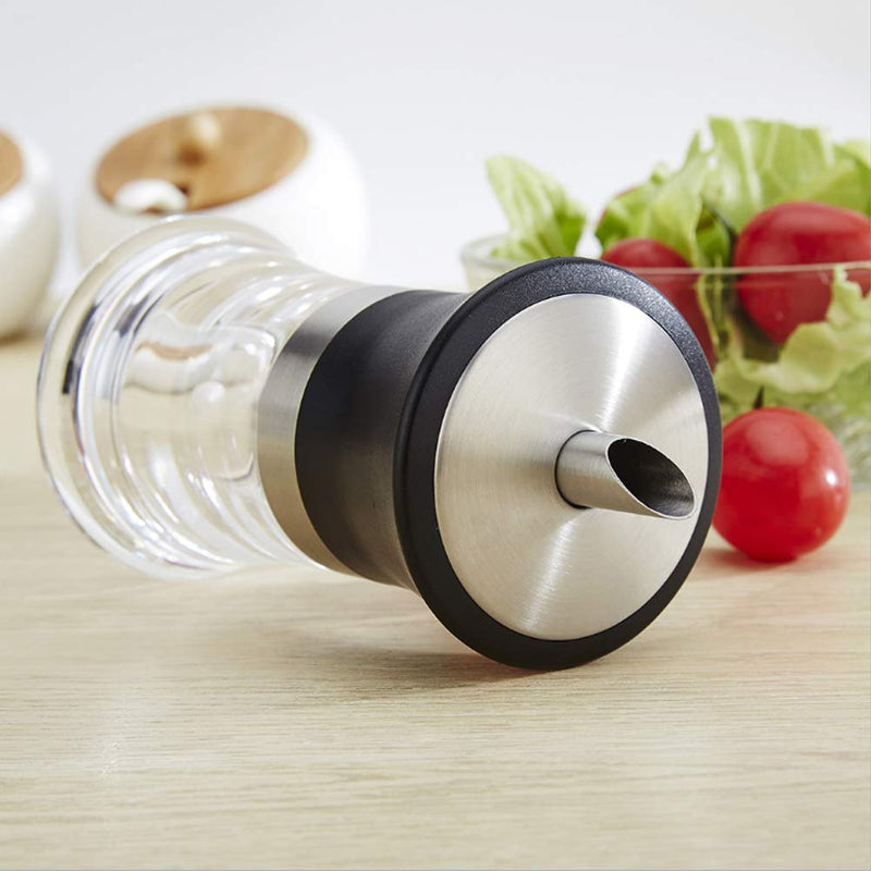 [Australia - AusPower] - Sugar Dispenser & Shaker For Coffee Cereal Tea Baking with Pouring Spout and Lid for Easy Spoon Measuring Pour 100ml Glass Jar Container Dishwasher Safe 