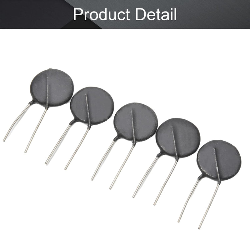 [Australia - AusPower] - Fielect NTC Thermistor Resistors 8D-20 6A 8 Ohm Inrush Current Limiter Temperature Sensors Pack of 5 