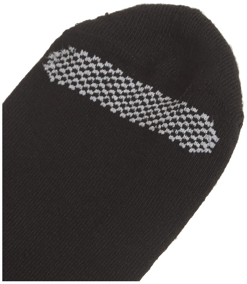 [Australia - AusPower] - Hanes Womens Cool Comfort Toe Support Ankle Socks, 6-pair Pack Shoe Size: 5-9 Black/White Vent 
