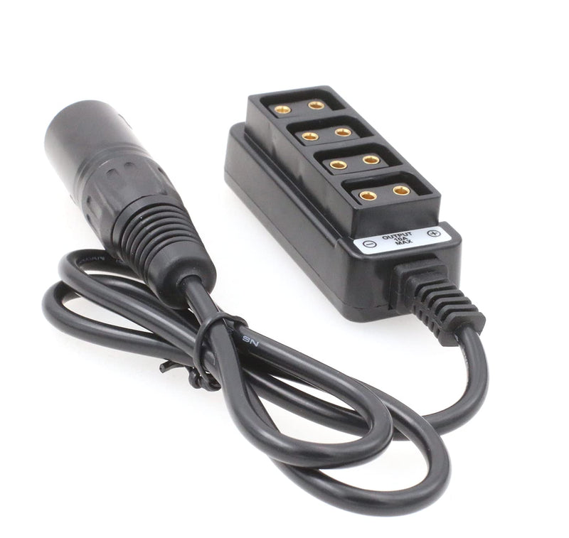[Australia - AusPower] - ZBLZGP 4Pin XLR to 4 Port Splitter Female Hub Cable for Anton Bauer Battery/RED ARRI Camera 