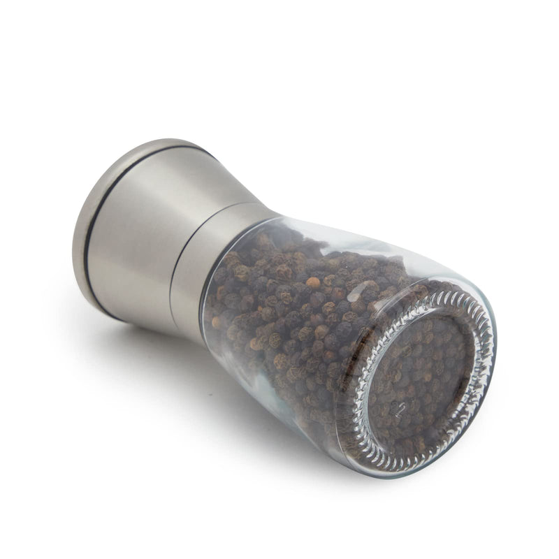 [Australia - AusPower] - Refillable Salt and Pepper Grinders Set, Stainless Steel (2.5x5.25 In, 2 Pieces) 