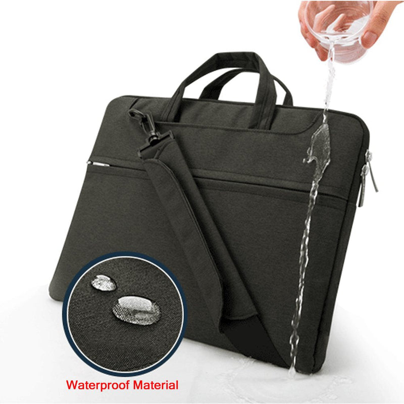 [Australia - AusPower] - Lacdo 13 Inch Laptop Shoulder Bag Sleeve Case for Old 13" MacBook Pro 2012-2015 / Old 13" MacBook Air A1466 A1369 2010-2017 / Asus Zenbook 13, HP Dell Acer Lenovo Chromebook, Surface Book 3 2 1, Black Older MacBook Air Pro & 13 Inches 