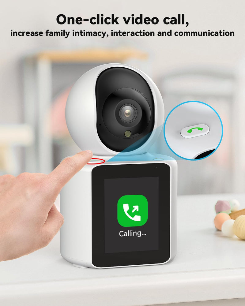 [Australia - AusPower] - TMEZON Video Pet Dog Camera Indoor Two Way Wireless Security Camera Monitor 1080P with Phone app and Motion Detection,Baby/Elderly/Nanny Audio Calling Device Pan Tilt 1pk camera 