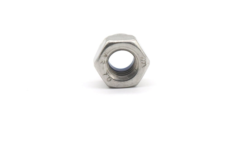 [Australia - AusPower] - binifiMux 20Pcs M8 X 1.25MM 304 Stainless Steel Nylon Lock Nuts Inserted Hex Self Clinching Silver 