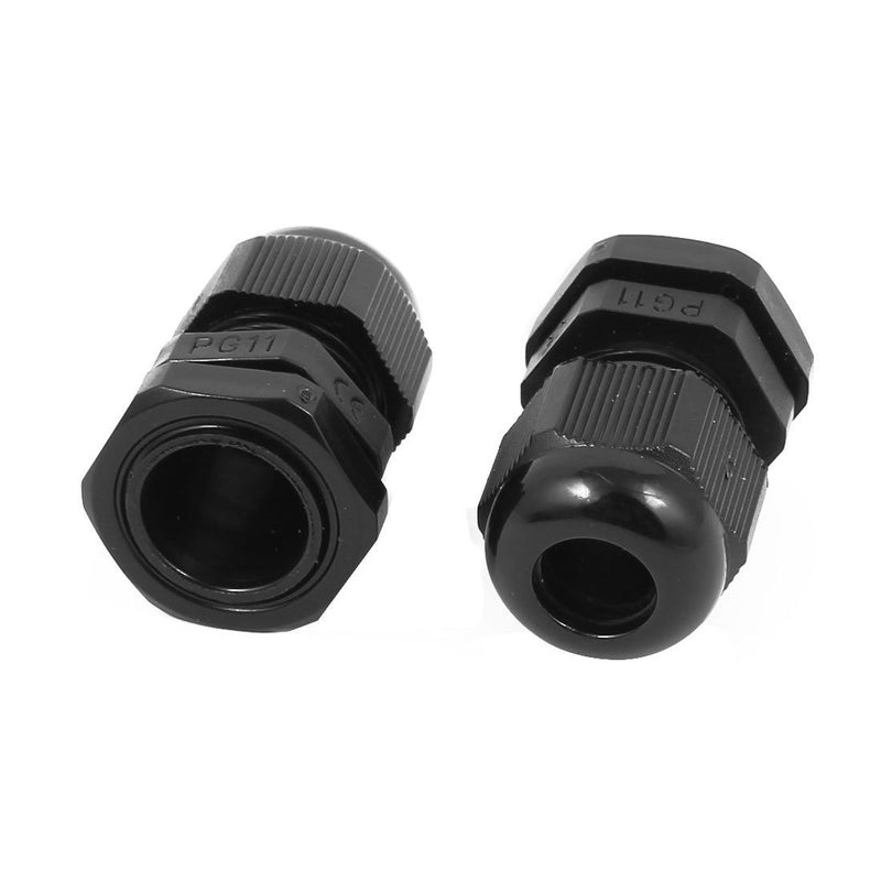 [Australia - AusPower] - uxcell a16040800ux0082 PG11 Waterproof IP68 Safety Nylon Cable Gland Connector Joints 40pcs Pack of 40 
