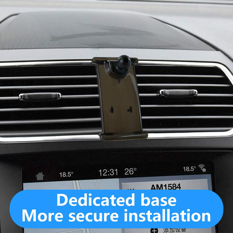 [Australia - AusPower] - LUNQIN Car Phone Holder for 2016-2019 Ford Explorer [Big Phones with Case Friendly] Auto Accessories Navigation Bracket Interior Decoration Mobile Cellphone Mount 